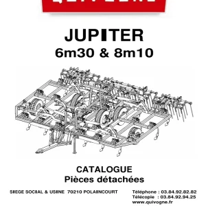 Quivogne Jupiter 6M30 8M10 2008 Parts Manual