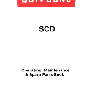 Quivogne Scd Parts Manual