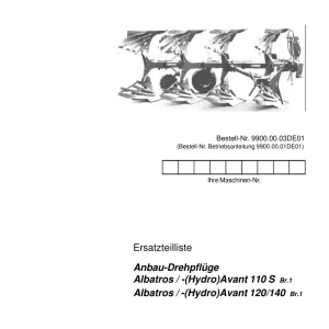 Rabewerk Avant Avant Parts Manual