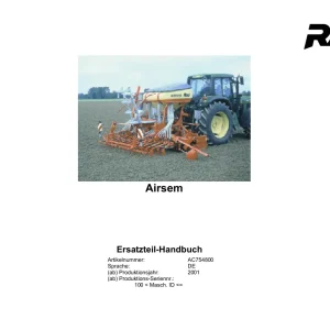 Rau Airsem 2001 Parts Manual