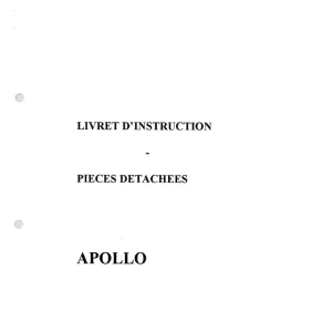 Rau Apollo Parts Manual