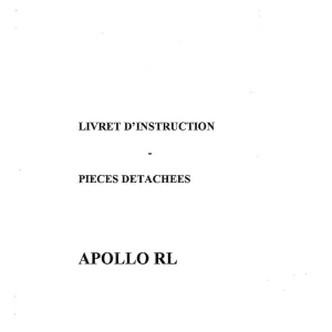 Rau Apollo Rl Parts Manual