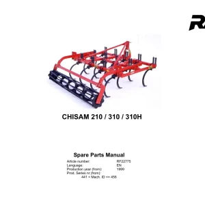Rau Chisam 210 310 310H 1999 Parts Manual