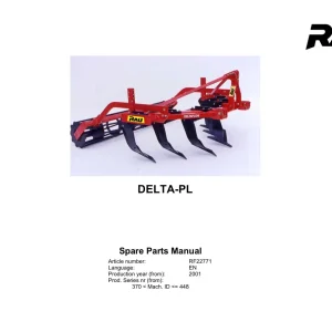 Rau Delta Pl 2001 Parts Manual