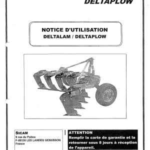 Rau Deltalam Deltaplow 2001 Parts Manual