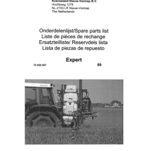 Rau Sprayer Parts Manual