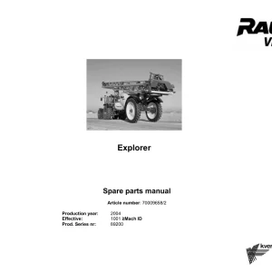 Rau Explorer 2004 Parts Manual