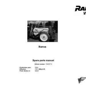 Rau Ikarus 2004 Parts Manual