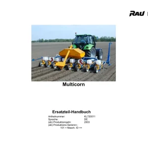 Rau Multicorn 2003 Parts Manual