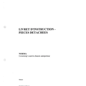 Rau Norma Parts Manual