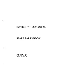 Rau Onyx Parts Manual