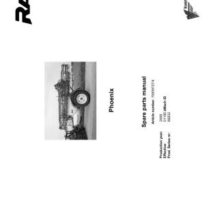Rau Phoenix 2008 Parts Manual