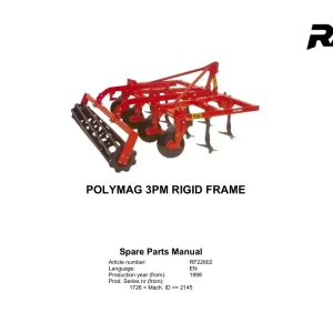 Rau Polymag 3Pm 1998 Parts Manual