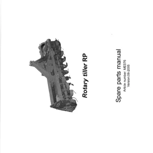 Rau Rp 2005 Parts Manual