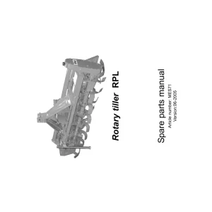 Rau Rpl 2005 Parts Manual
