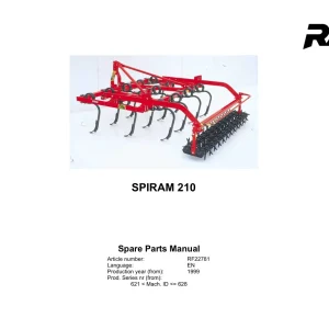 Rau Spiram 210 1999 Parts Manual
