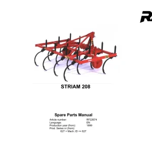 Rau Striam 208 1999 Parts Manual