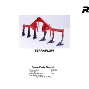 Rau Terraplow 1998 Parts Manual
