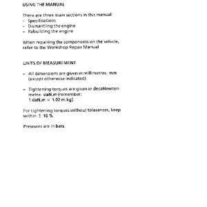 Renault D7F Service Manual