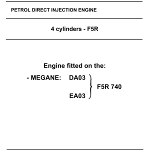 Renault F5R 1999 Service Manual