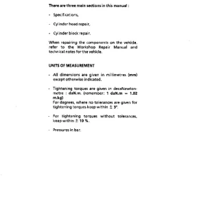 Renault K7M Service Manual