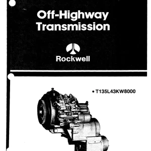 Agri Rockwell T135L43Kw8000 Highway Operators Manual