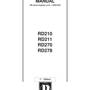 Ruggerini Rd210 Rd211 Rd270 Rd278 2003 Service Manual