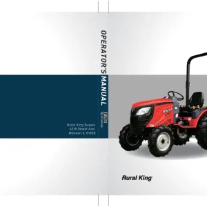 Branson King Rk24 Operators Manual