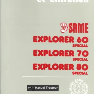 Same Explorer 60 70 80 Operators Manual