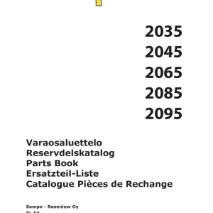 Sampo Rosenlew 2035 2045 2065 2085 2095 2012 Parts Manual