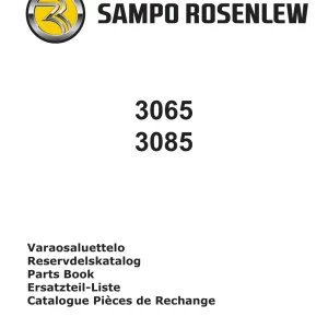 Sampo Rosenlew 3065 3085 2013 Parts Manual