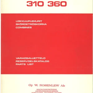 Sampo Rosenlew 310 360 Parts Manual