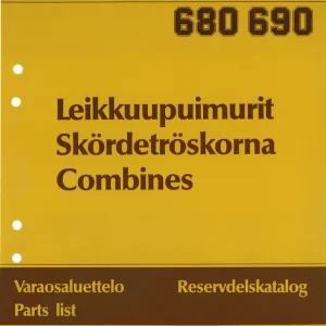 Sampo Rosenlew 680 690 Parts Manual