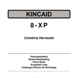 Sampo Rosenlew Kincaid 8Xp 2013 Parts Manual