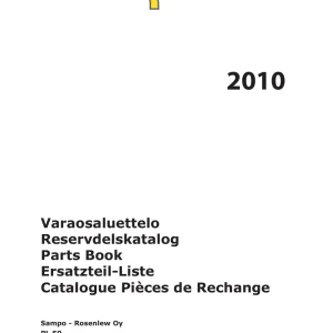Sampo Rosenlew Pl 50 2013 Parts Manual