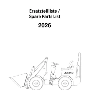 Schaffer General 2026 Parts Manual