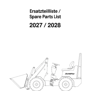 Schaffer 2027 2028 Parts Manual