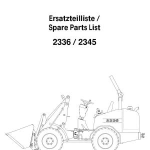 Schaffer 2336 2345 Parts Manual