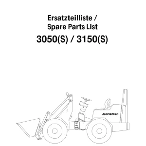Schaffer 3050 3150 Parts Manual