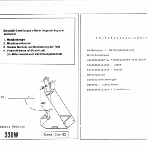Schaffer 330 Parts Manual