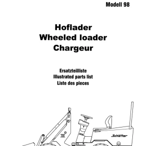 Schaffer 338 Parts Manual