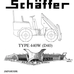Schaffer 440W Parts Manual