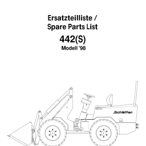 Schaffer 442S Parts Manual