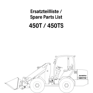 Schaffer 450T Parts Manual