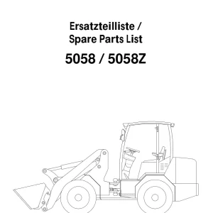 Schaffer 5058 Parts Manual