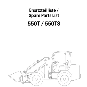 Schaffer 550T 550Ts Parts Manual