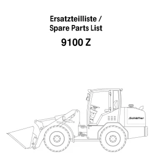 Schaffer 9100 Parts Manual
