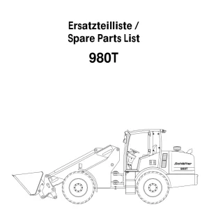 Schaffer 980 Parts Manual