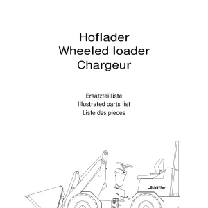 Schaffer Pro33 Parts Manual