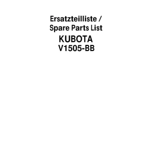 Schaffer V1505 Bb Ec Parts Manual
